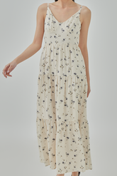 Alice Floral Printed Tiered Dress